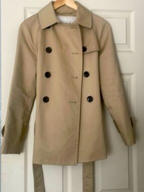 Coach Tan Double-Breasted Trench Coat XL NWT